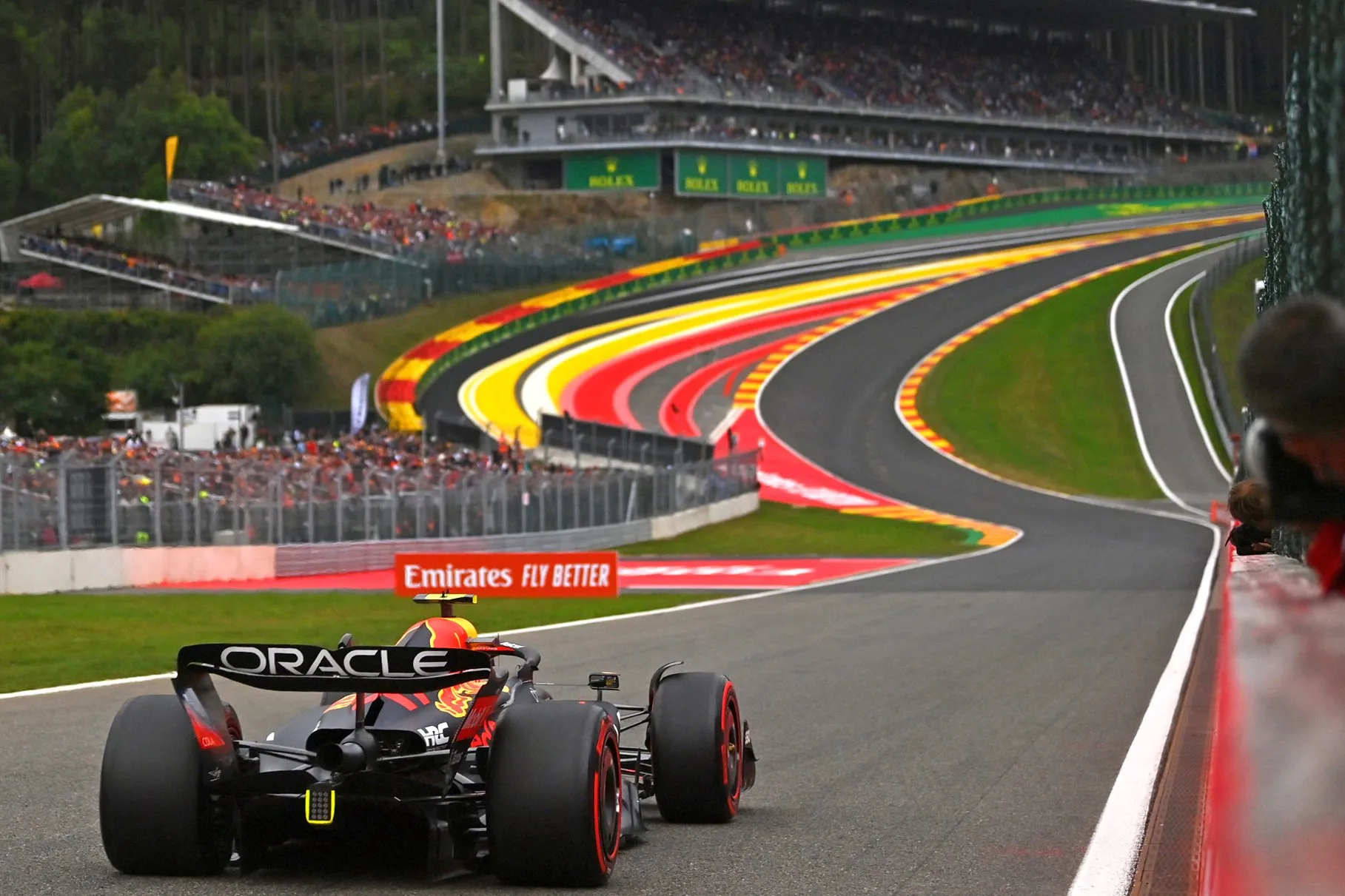 attacking eau rouge