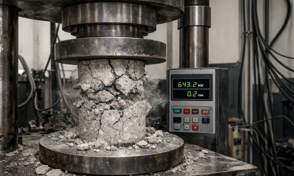 From Rock to Structures: Learning Where Strength Comes From concrete crushing